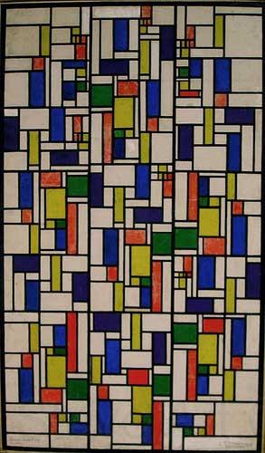 Theo van Doesburg Color designs for Stained-Glass Composition V. Norge oil painting art